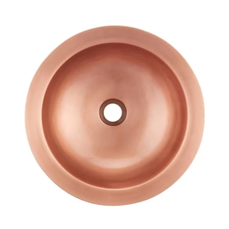 Signature Hardware Casalina 16" Circular Double-Wall Hammered Copper Vessel Bathroom Sink - Set of 2 - Image 4