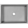 Linkasink 18-5/8" Rectangular Concrete Vessel Bathroom Sink