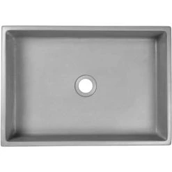 Linkasink 18-5/8" Rectangular Concrete Vessel Bathroom Sink