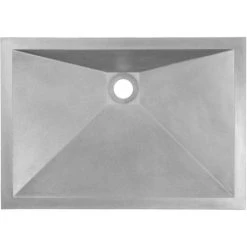 Linkasink 20" Rectangular Concrete Vessel Bathroom Sink