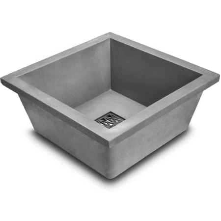 Linkasink 16" Square Concrete Drop In Bathroom Sink - Image 2