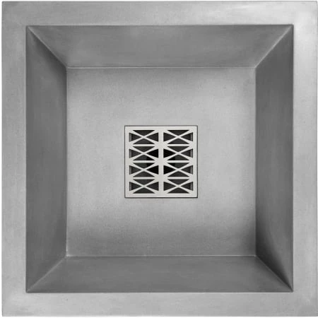 Linkasink 16" Square Concrete Drop In Bathroom Sink - Image 4