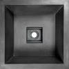 Linkasink 16" Square Concrete Drop In Bathroom Sink