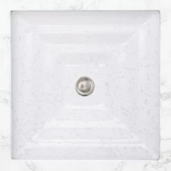 Linkasink 18" Circular Glass Undermount Bathroom Sink