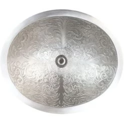 Linkasink 18-1/2" Cast Bronze Oval Bathroom Sink - Multiple Mount Options