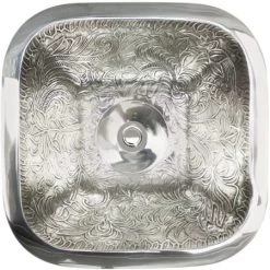 Linkasink Cast Bronze 16" Square Bronze Drop In or Undermount Bathroom Sink