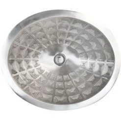 Linkasink Cast Bronze 18-1/2" Oval Yellow Bronze Drop In, Undermount, or Vessel Bathroom Sink