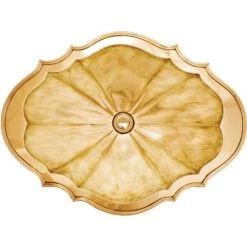 Linkasink Vintage Jeweler 22-1/2" Oval Drop In Bathroom Sink