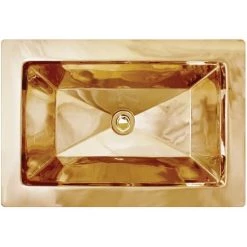 Linkasink Vintage Jeweler 21" Rectangular Drop In or Undermount Bathroom Sink