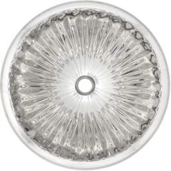 Linkasink Cast Bronze 13-3/4" Circular Yellow Bronze Drop In or Undermount Bathroom Sink