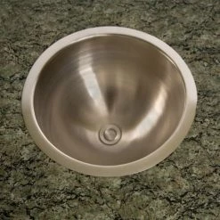 Signature Hardware Camille 16" Copper Drop In or Undermount Bathroom Sink