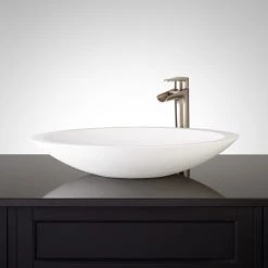 Signature Hardware Abriana 24" Oval Matte Resin Vessel Sink