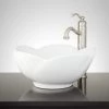 Signature Hardware Blooming 15-1/2" Vitreous China Vessel Bathroom Sink