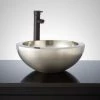 Signature Hardware Tamarisk 16" Double Wall Stainless Steel Vessel Sink