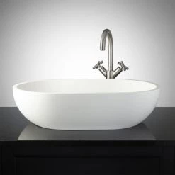 Signature Hardware Atria 23" Resin Vessel Bathroom Sink