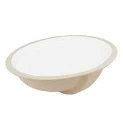 Signature Hardware Key Largo 19" Vitreous China Undermount Bathroom Sink