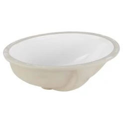 Signature Hardware Mangrove 17" Vitreous China Undermount Bathroom Sink