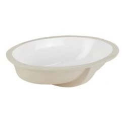 Signature Hardware Mangrove 21" Vitreous China Undermount Bathroom Sink