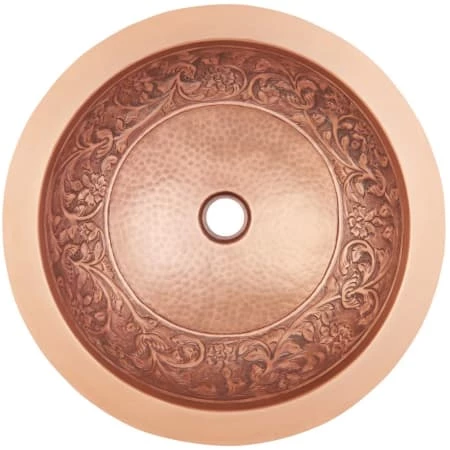 Signature Hardware Coram 18" Copper Vessel Bathroom Sink - Image 4