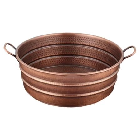 Signature Hardware 18" Copper Vessel Bathroom Sink - Image 2