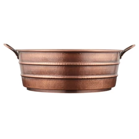 Signature Hardware 18" Copper Vessel Bathroom Sink - Image 3