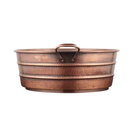 Signature Hardware 18" Copper Vessel Bathroom Sink - Image 4