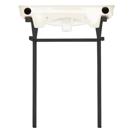 Signature Hardware Bayhaven 26-1/4" Porcelain Console Traditional Bathroom Sink with Single Faucet Hole - Image 5